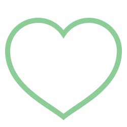 Cartoon heart icon